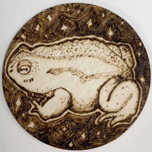 Effervescent  – Original Woodburned Round