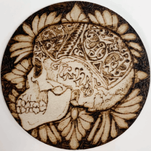 Bloom - Original Woodburned Round