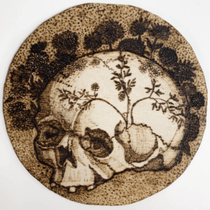 Chrysis - Original Woodburned Round